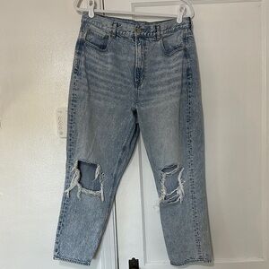 American Eagle Distressed Mom Jeans